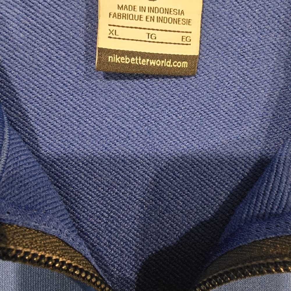 Nike Men's Blue and Brown Jacket - Picture 2 of 4